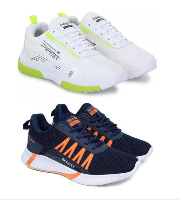 Sports Shoes For Men (Pack of 2)