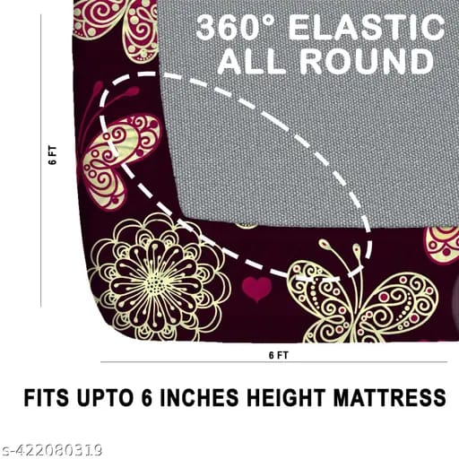 Double Bed Bedsheet with 2 Pillow Covers