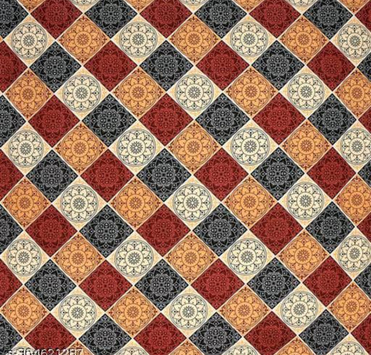 Super Soft Glace Cotton Fitted Double Bedsheet with 2 Pillow Covers