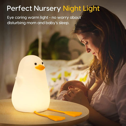 🌙 Adorable Duck Night Lamp – Soft Ambient Light 🦆