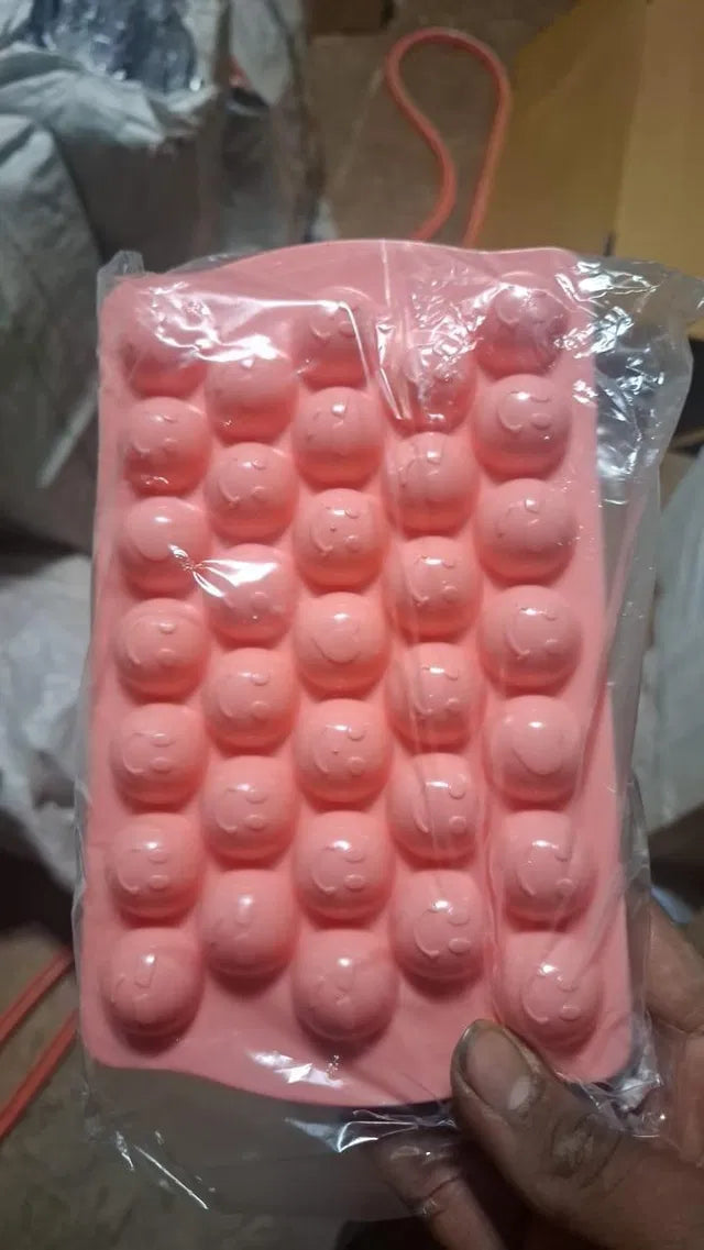 Plastic Round Ice Cube Trays Pack of 1