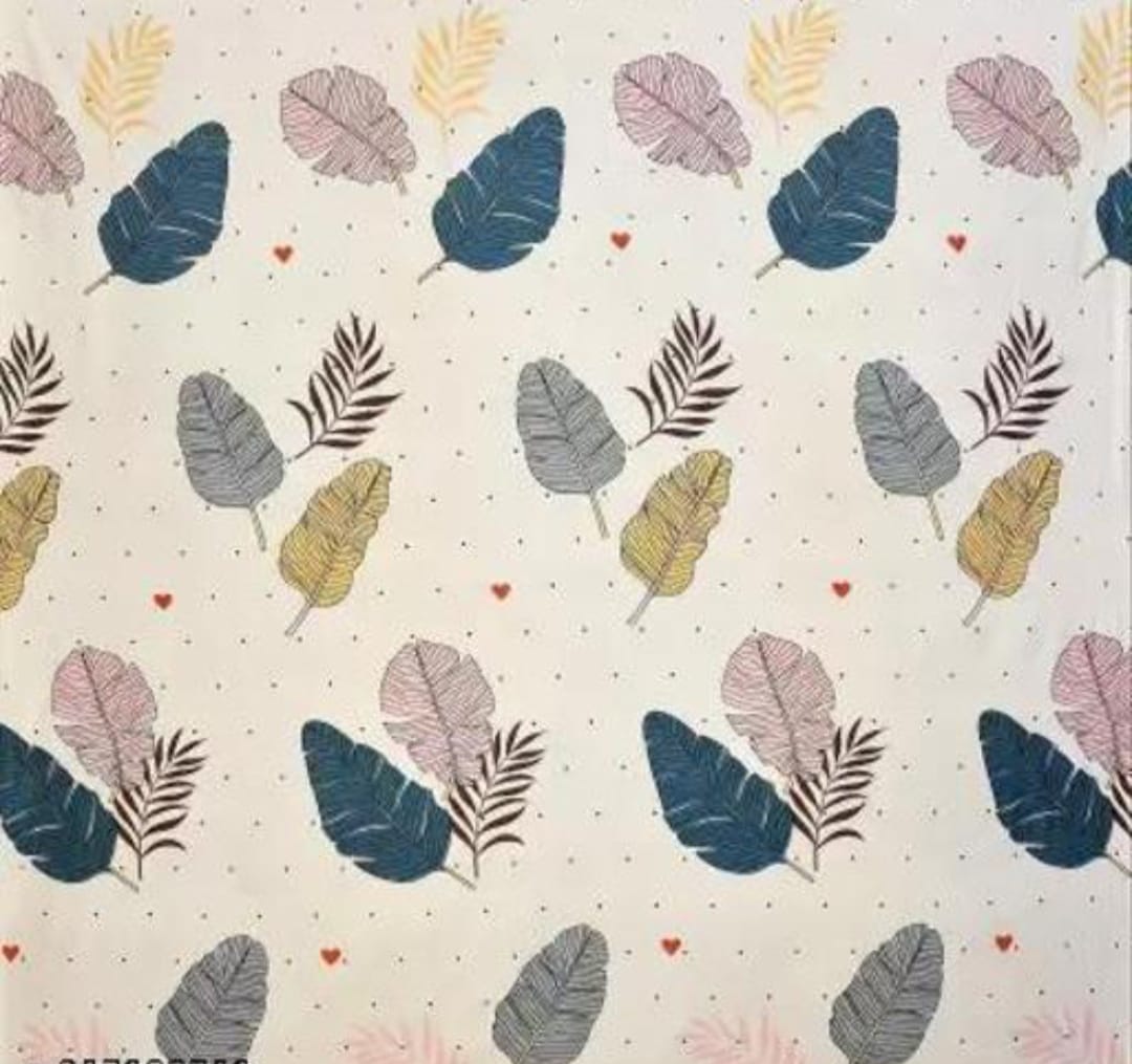 Glace Cotton Double Bed Fitted Bedsheet – 72x78x8