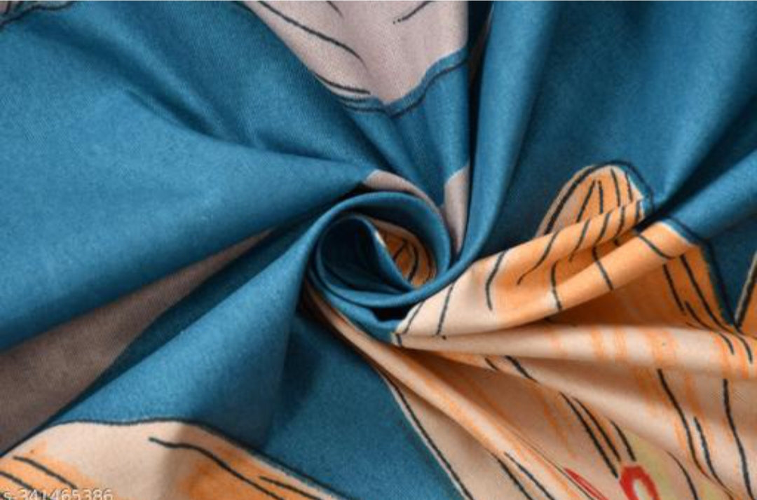 Double Bed Bedsheet with 2 Pillow Covers