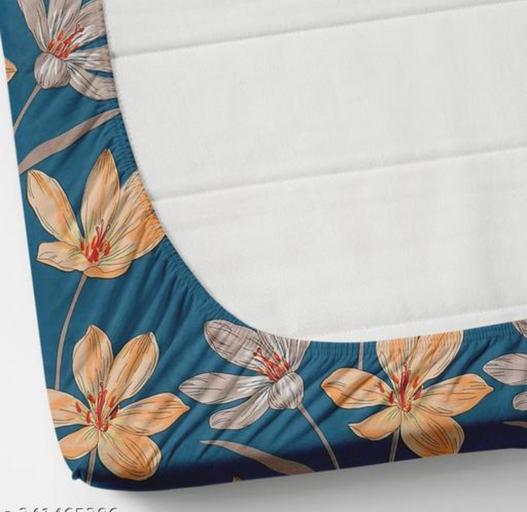 Double Bed Bedsheet with 2 Pillow Covers