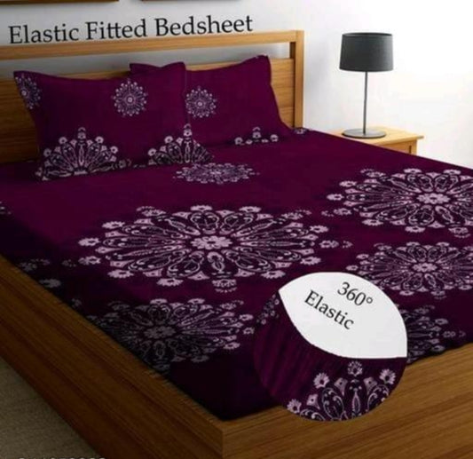 Double Bed Bedsheet with 2 Pillow Covers