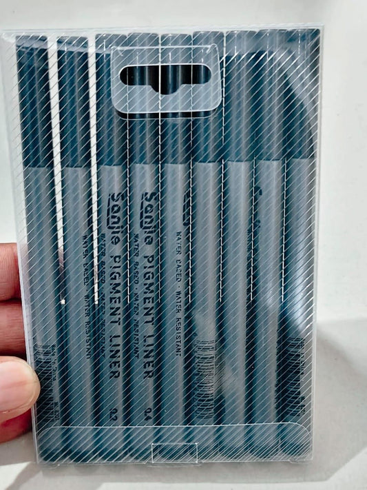 9 Sizes Fine Tip Permanent Marker Pen