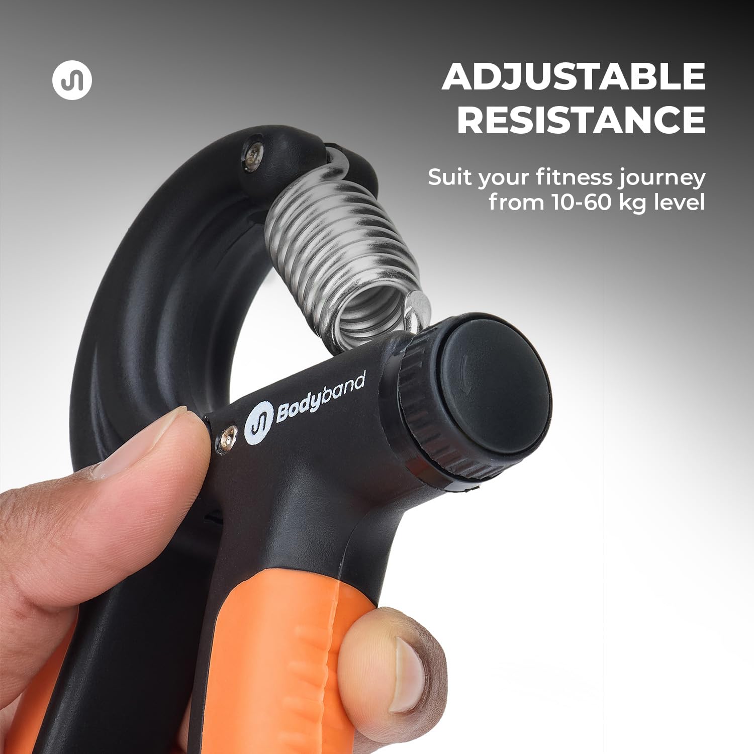 Bodyband Hand Grip Workout Strengthener, Adjustable Hand Gripper for Men & Women for Gym Workout Hand Exercise Equipment to Use in Home for Forearm Exercise, Finger Power Gripper