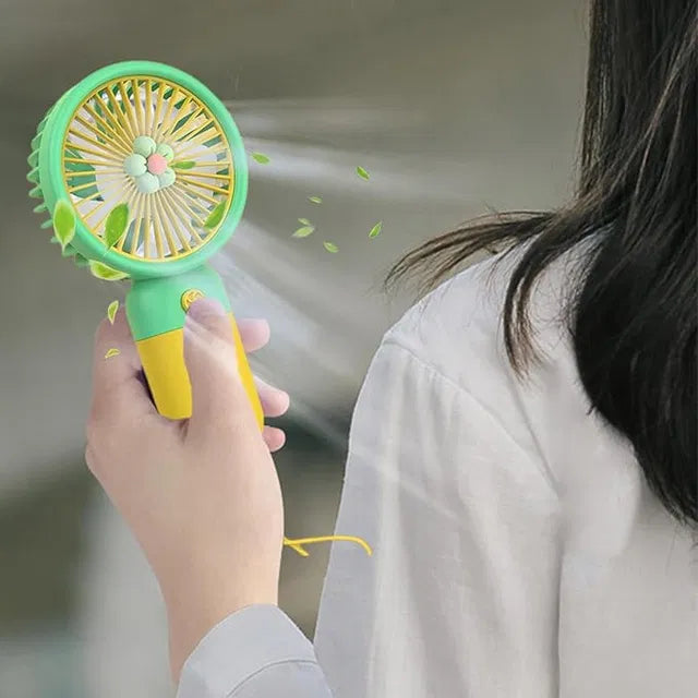 Portable Handheld Fan - Ultra Quiet Little Flower Handheld Fan